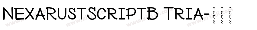 NexaRustScriptB Tria字体转换